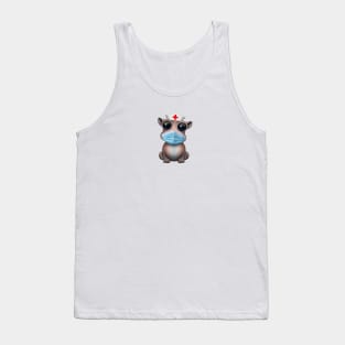 Cute Baby Hippo Nurse Tank Top